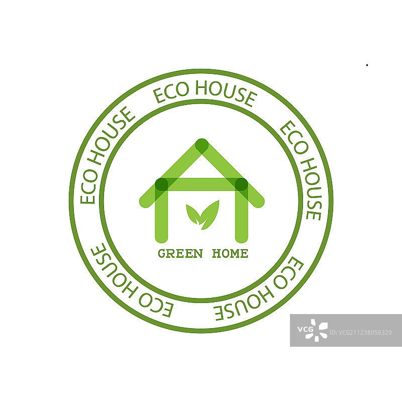 生态住宅房地产图标图片素材