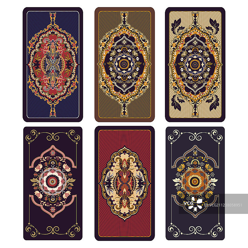 塔罗牌和扑克牌图片素材
