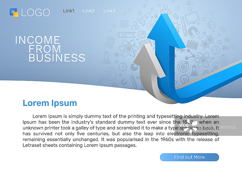 企业收入图片素材