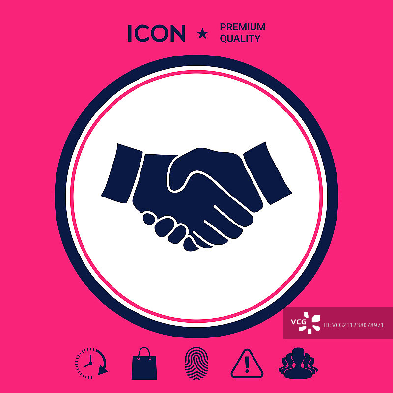 握手符号图标图片素材
