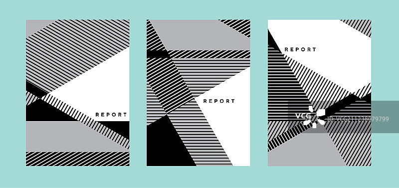 抽象几何封面模板图片素材