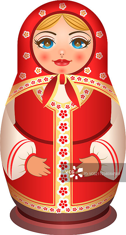 俄罗斯传统彩绘木制品图片素材