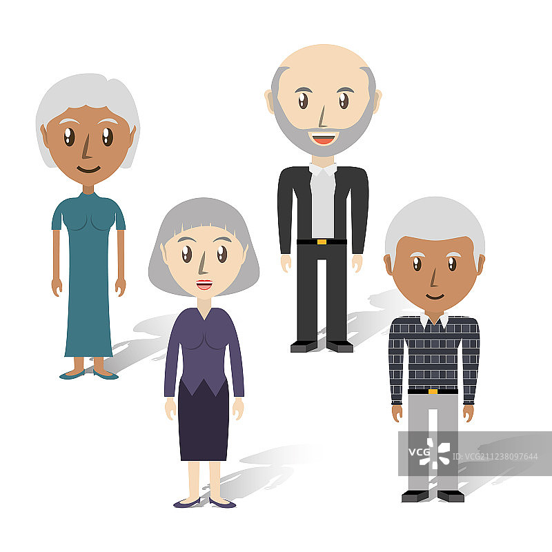 不同男女头像合集图片素材