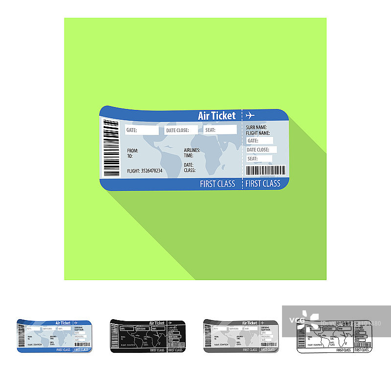 票务和入场券符号图片素材