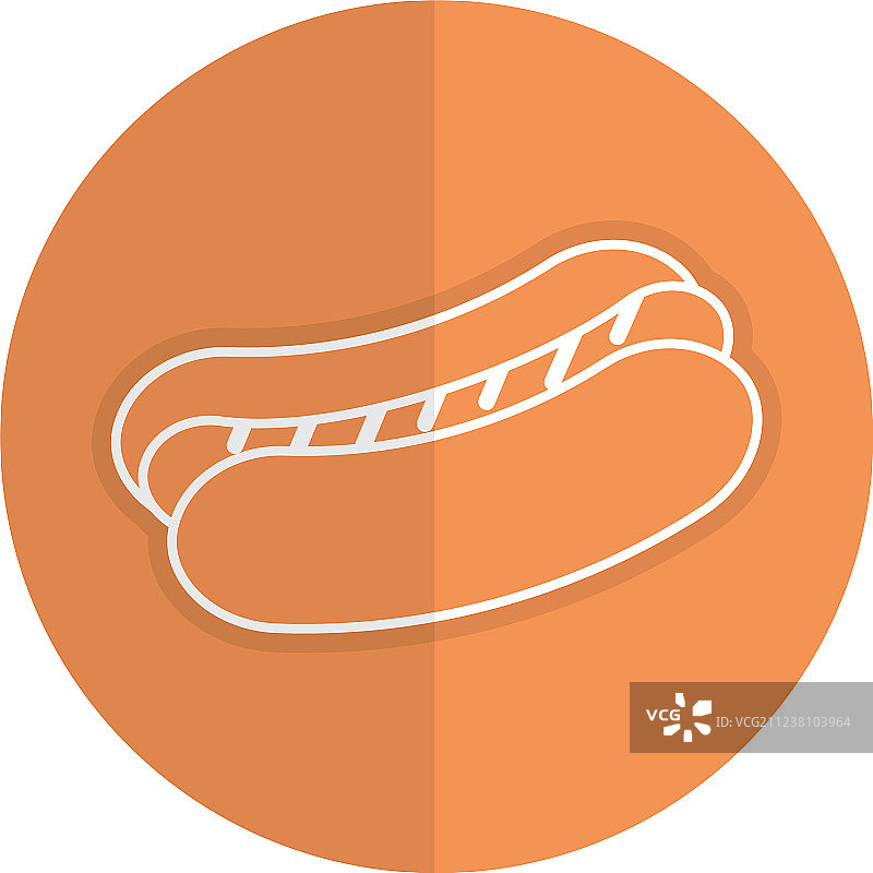 热狗快餐图标图片素材