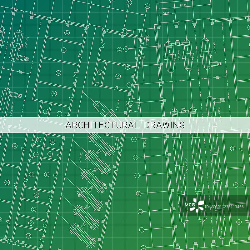 建筑绘图建筑平面图图片素材