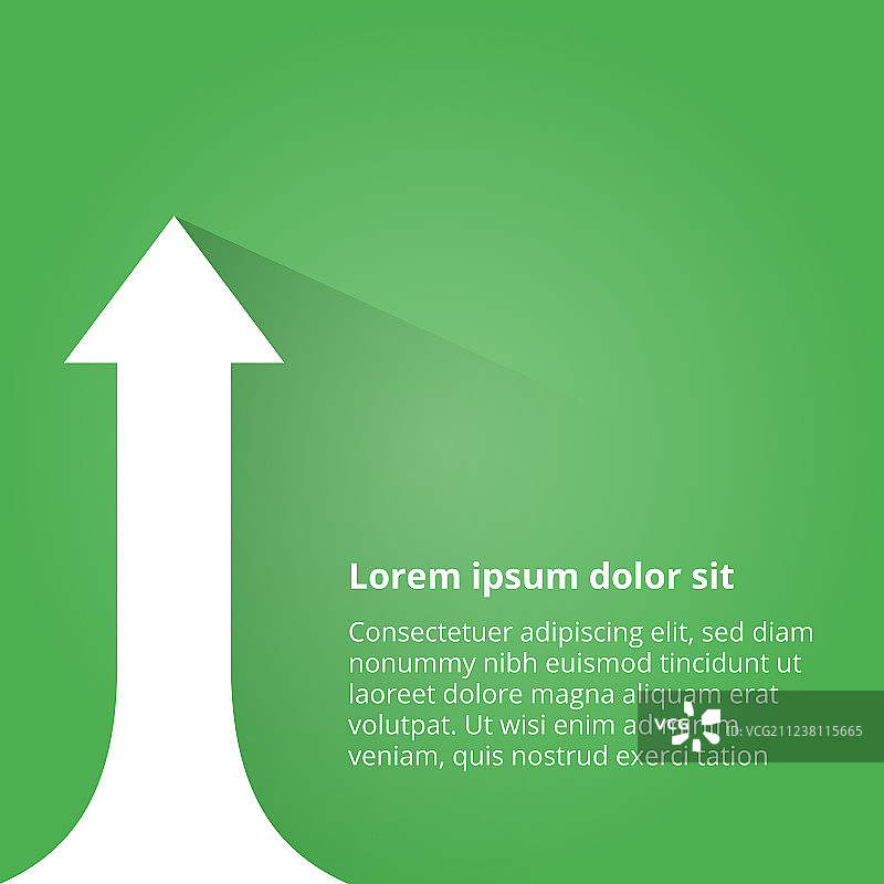 箭头商业增长信息图图片素材