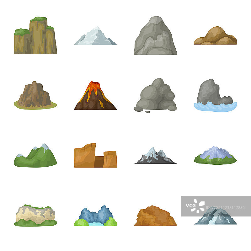 岩石山峰火山及其他山脉图片素材