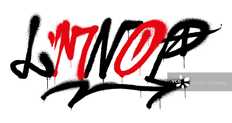 涂鸦字母图片素材