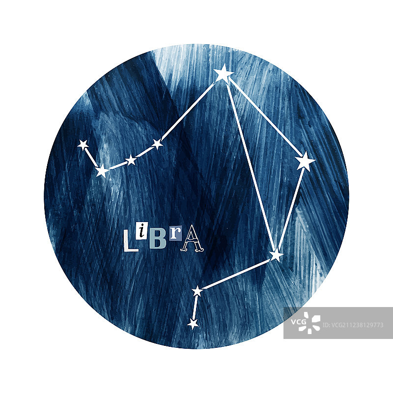 天秤座星座图片素材