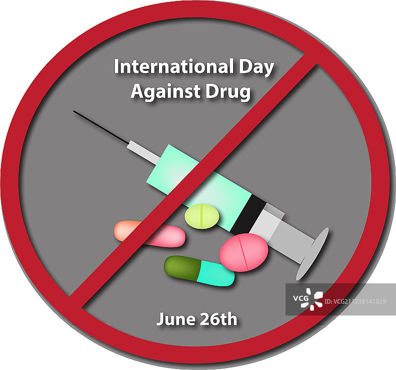 国际禁毒日6月26日图片素材