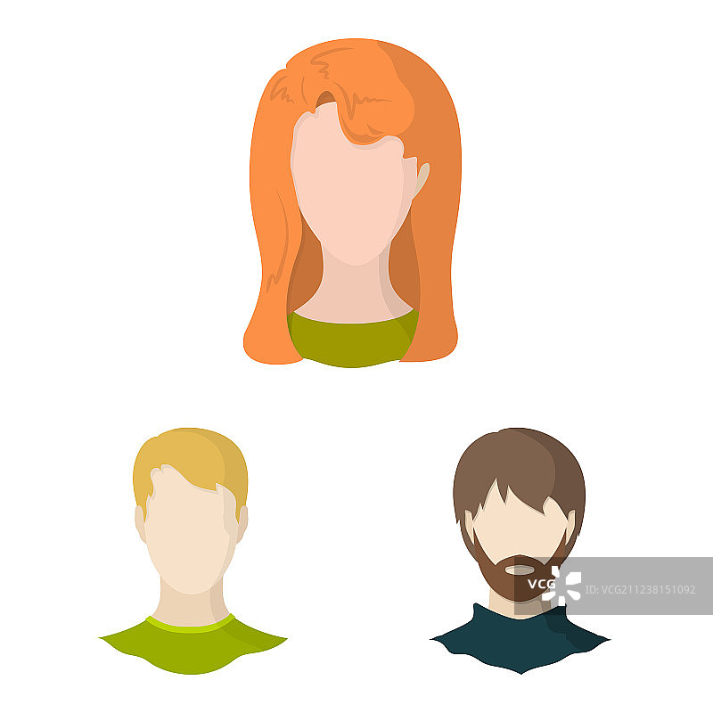 头像模型标志图片素材