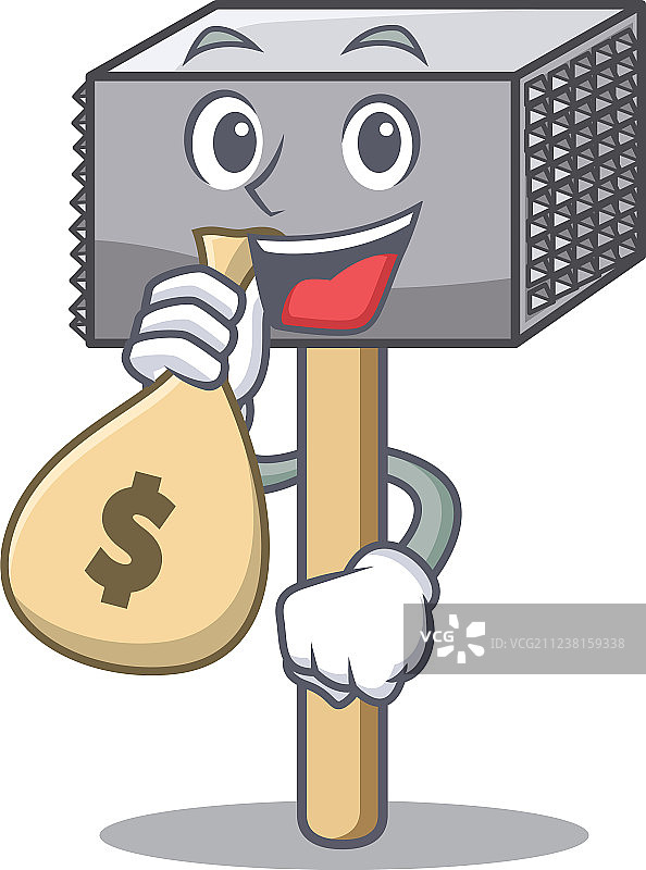 卡通招财袋金属肉图片素材