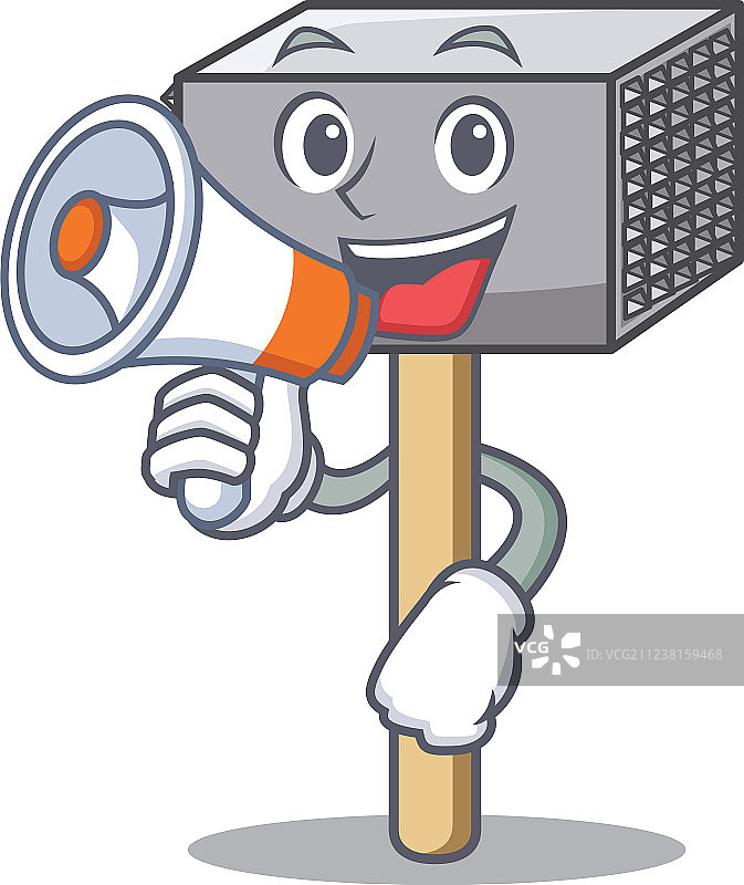 金属肉的扩音器角色图片素材