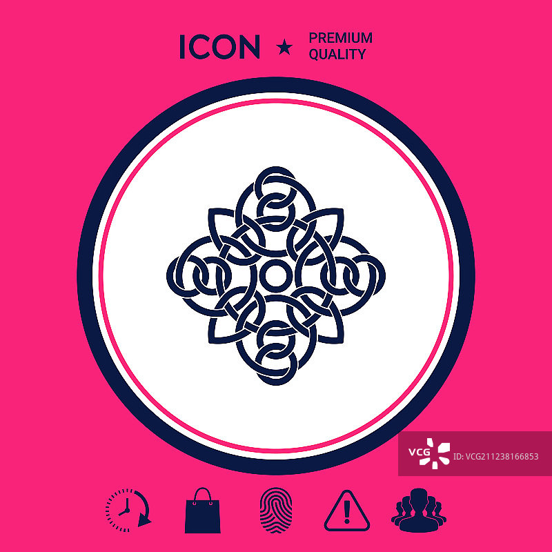 传统东方阿拉伯几何图案图片素材