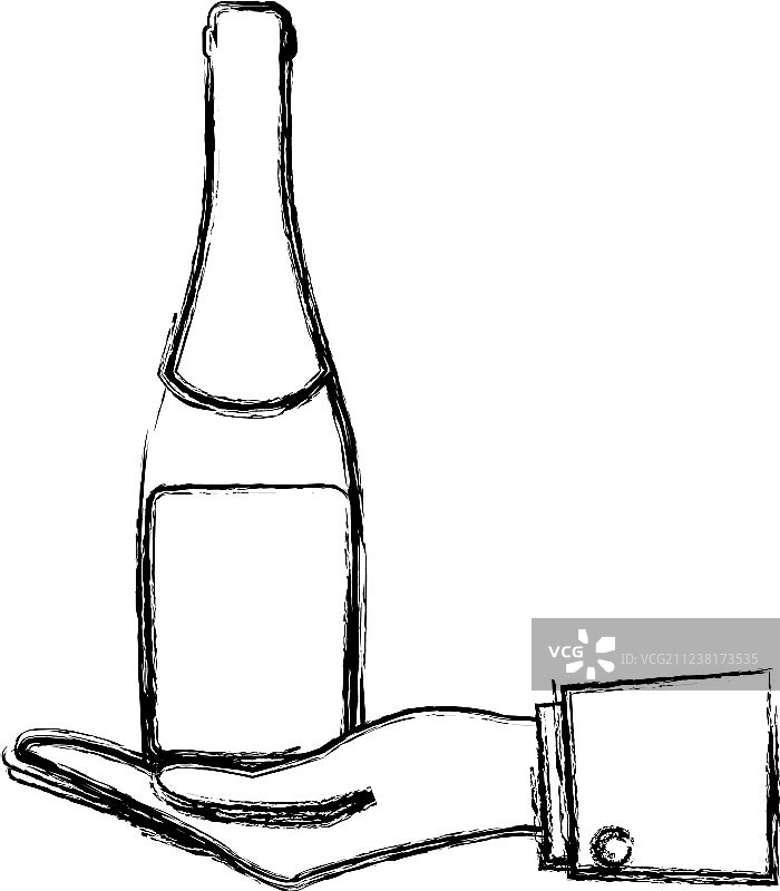 香槟酒瓶图片素材