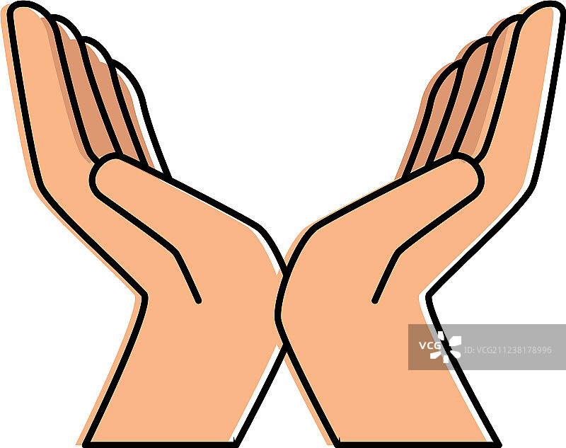 手部保护隔离图标图片素材