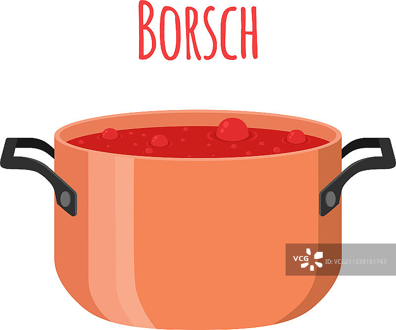 罗宋汤 - 红甜菜番茄肉汤图片素材