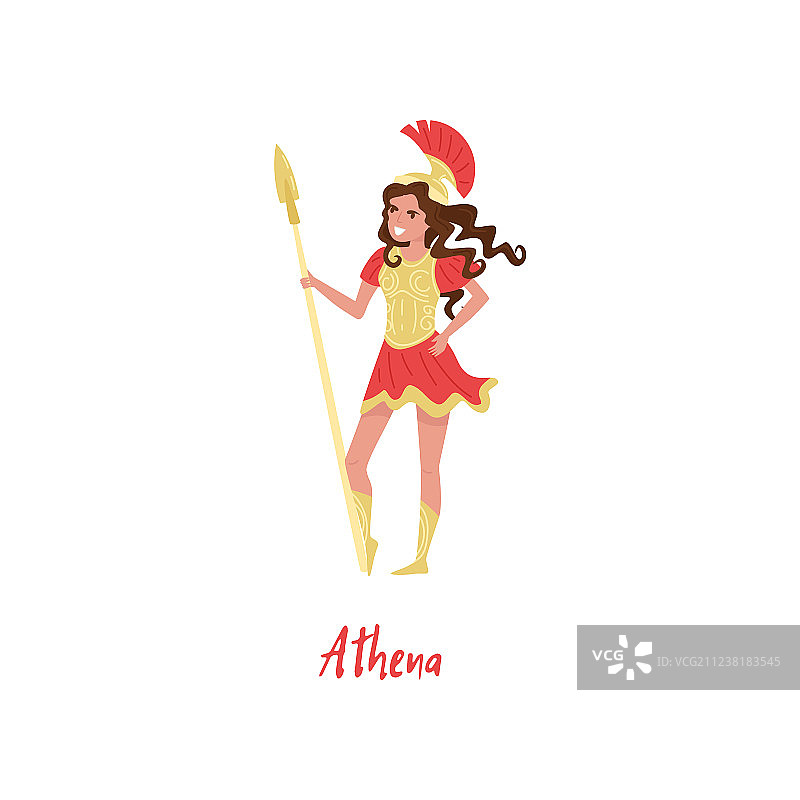 雅典娜奥林匹斯希腊女神古希腊神话图片素材