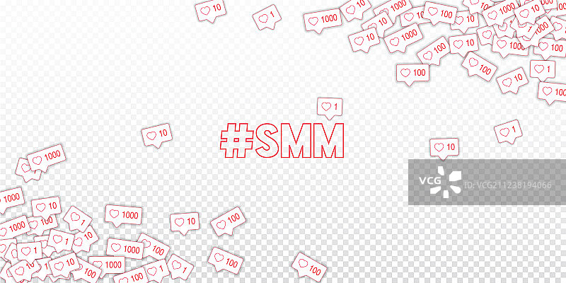 社交媒体营销概念图片素材