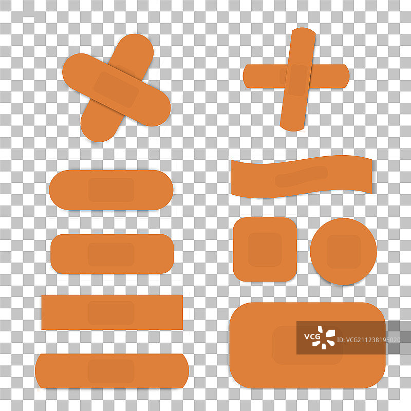 孤立的医用膏药图片素材