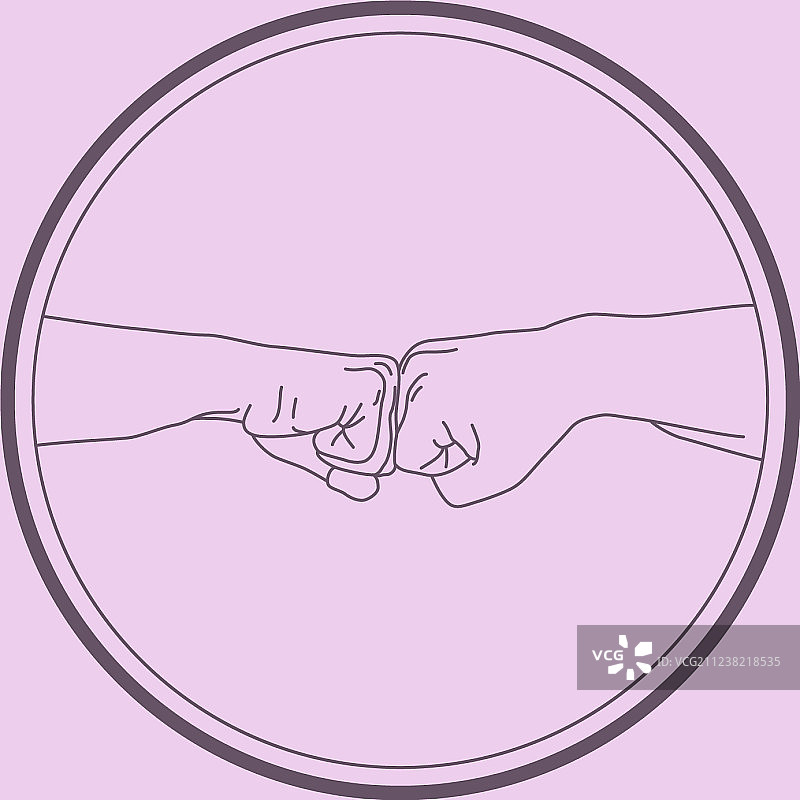 拳头碰拳头图片素材