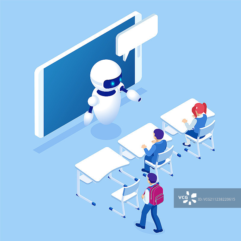 2.5D在线教育培训图片素材