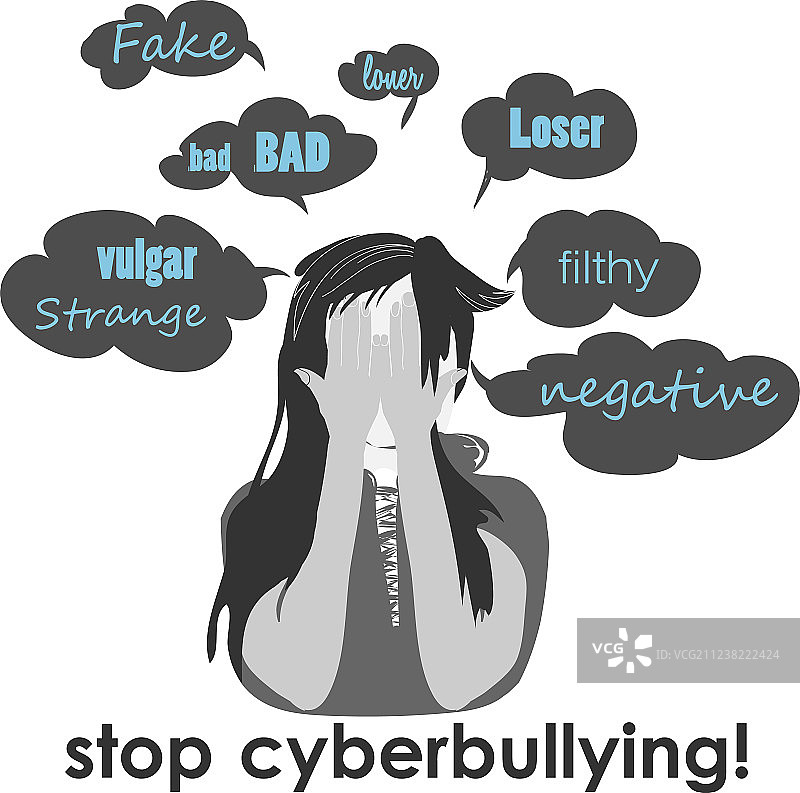 手持物品的悲伤青少年图片素材