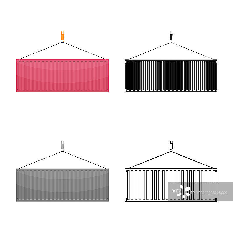 货物和货物符号集图片素材