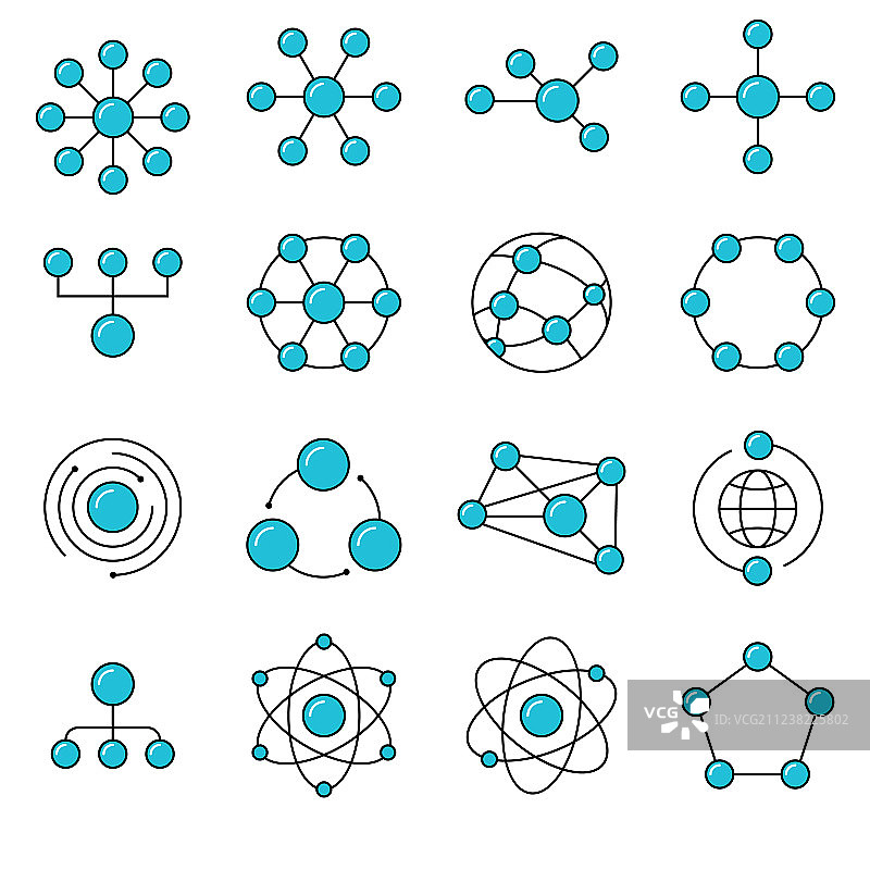 网络图标简约合集图片素材