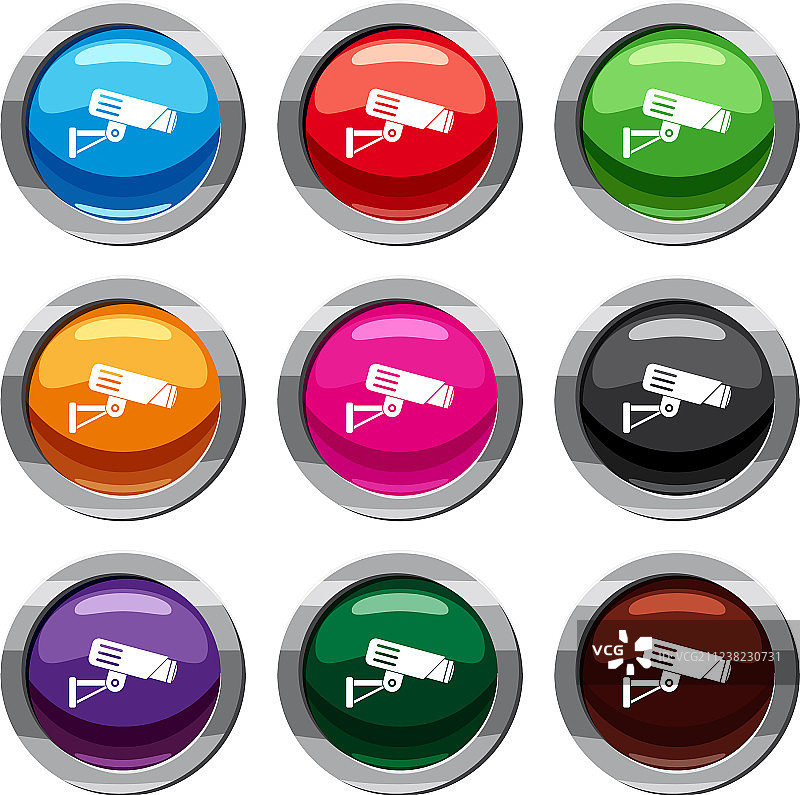 监控摄像头合集9款图片素材