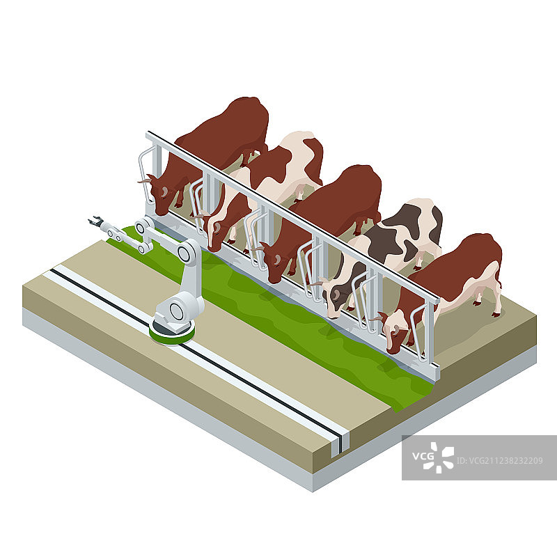 2.5D智能灌溉机器人系统图片素材