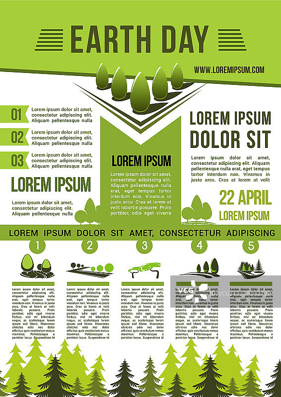 保护地球自然信息海报图片素材