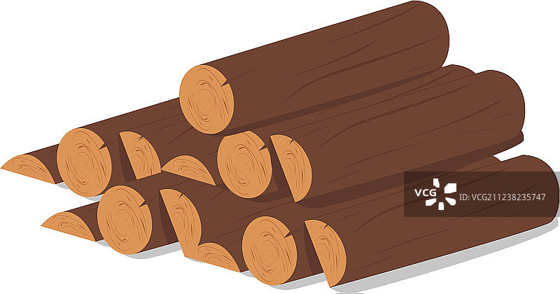 棕色干燥木头树皮图片素材