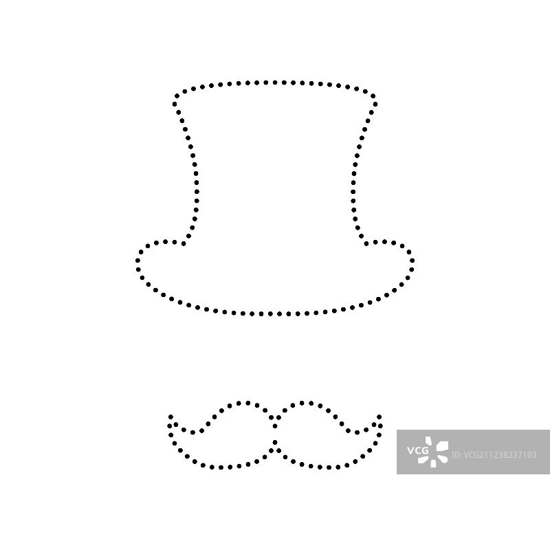 波点潮人配饰设计图片素材