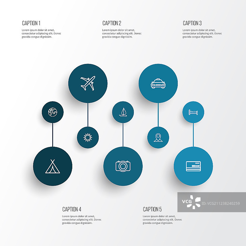 飞机探索轮廓图标集图片素材