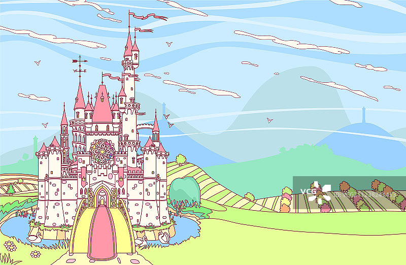 童话城堡图片素材