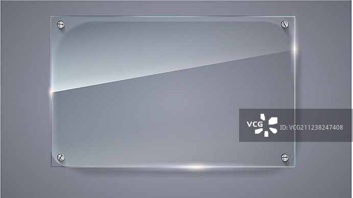 空白透明玻璃板图片素材