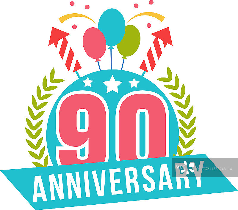 90周年数字图片素材