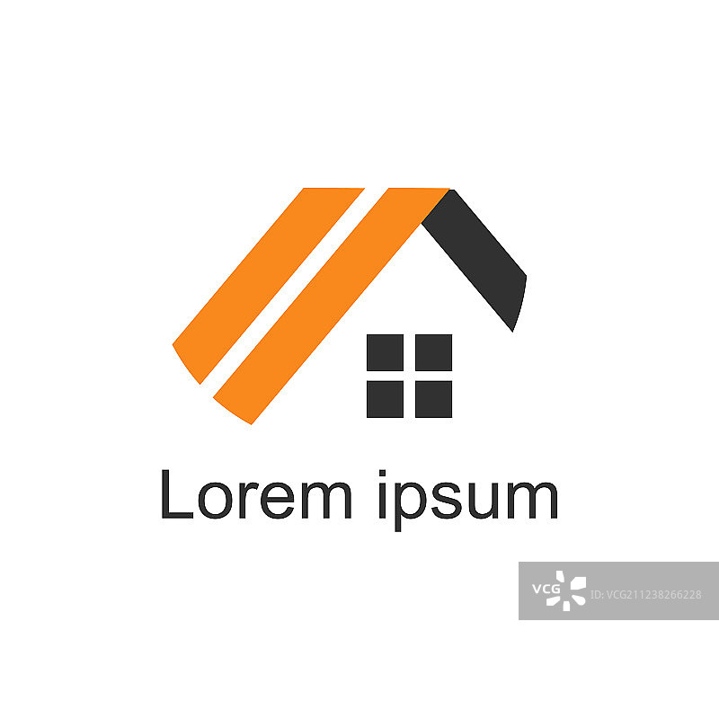 现代房屋标志设计图片素材