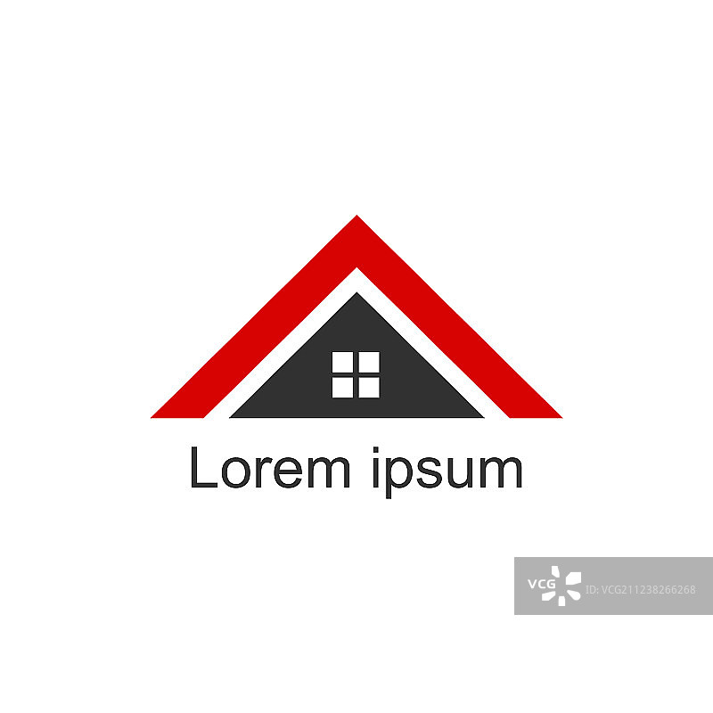 现代房屋标志设计图片素材