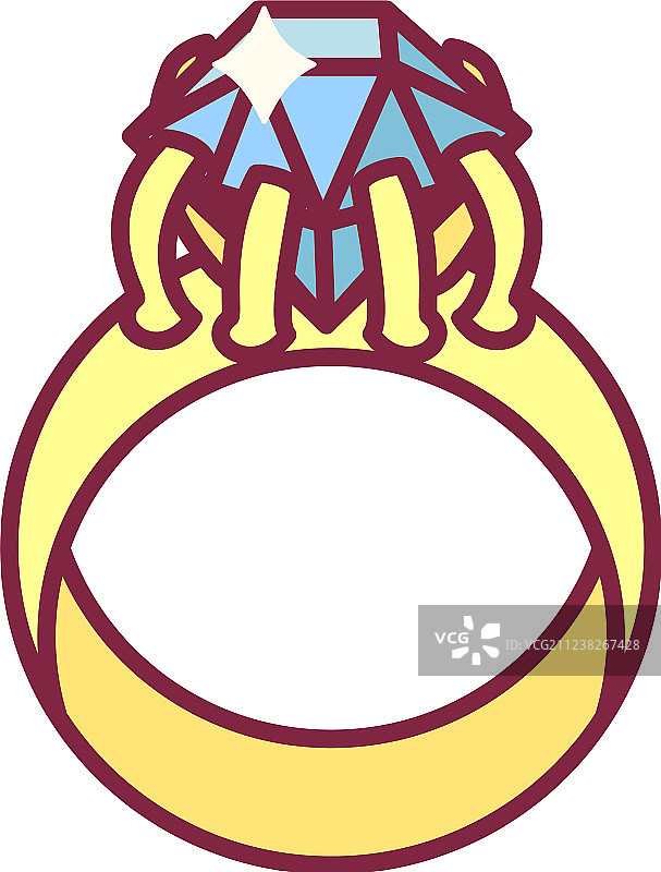 钻石新娘戒指图片素材