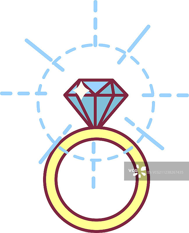 钻石新娘戒指图片素材