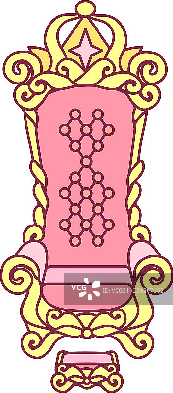 女王公主宝座图片素材