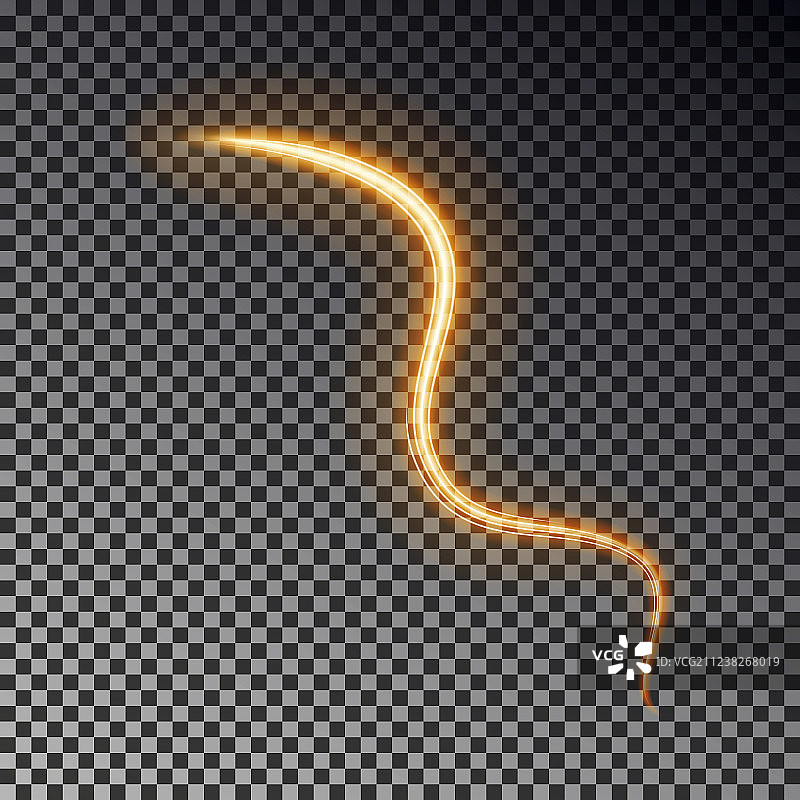 黑暗背景中发光的光线图片素材