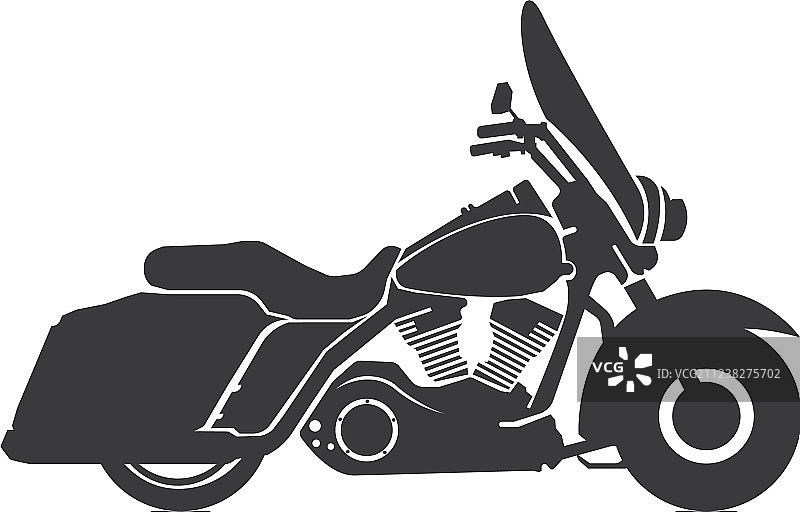 哈雷戴维森美式摩托车图片素材