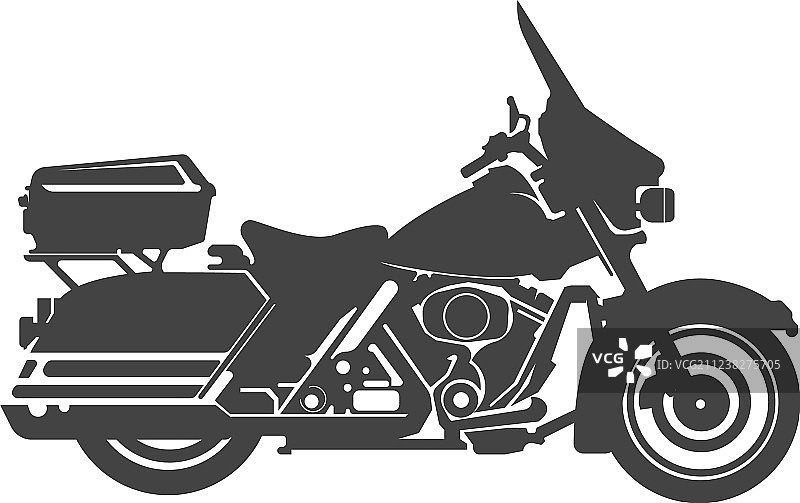 哈雷戴维森美式摩托车图片素材