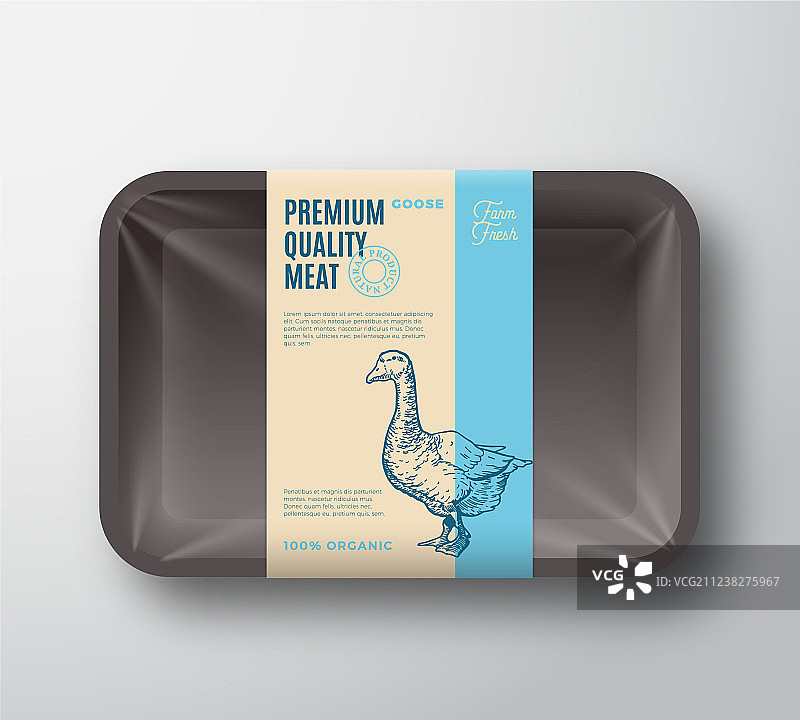 优质鹅抽象包装图片素材