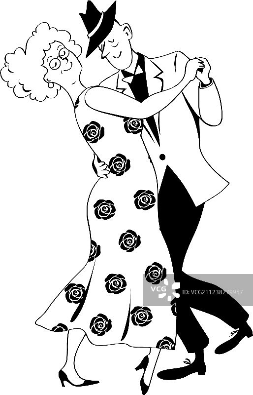 金色年华华尔兹图片素材