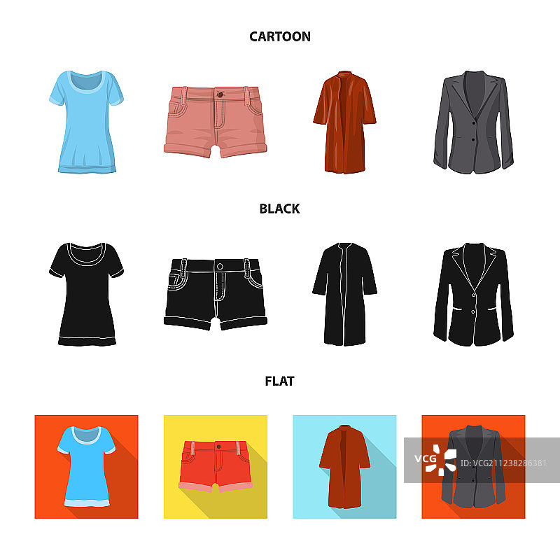 女人和服装图标图片素材